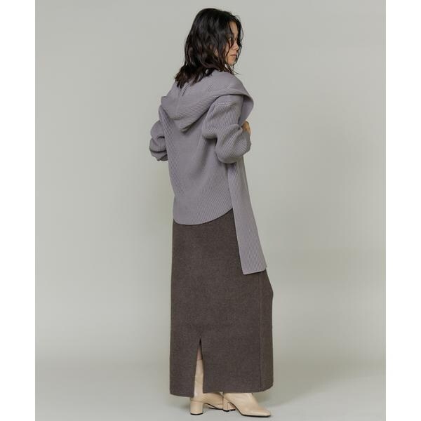 イネド（INED）/フォックスブレンドタイトスカート《YVON》