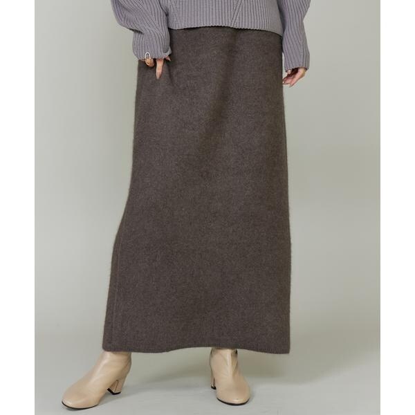 イネド（INED）/フォックスブレンドタイトスカート《YVON》