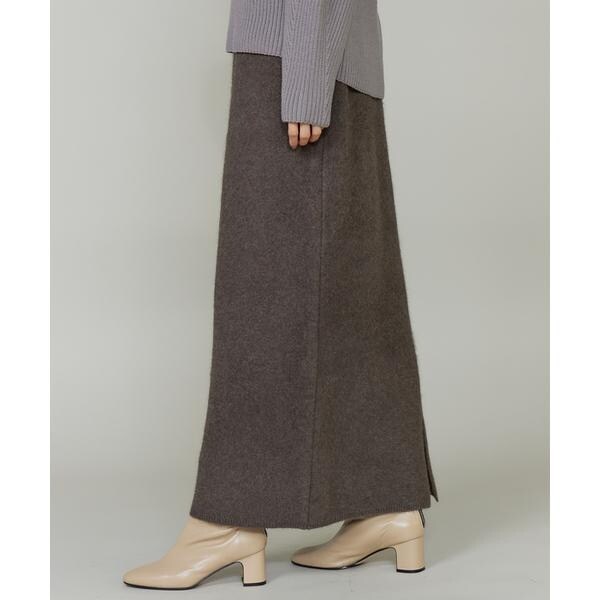 イネド（INED）/フォックスブレンドタイトスカート《YVON》