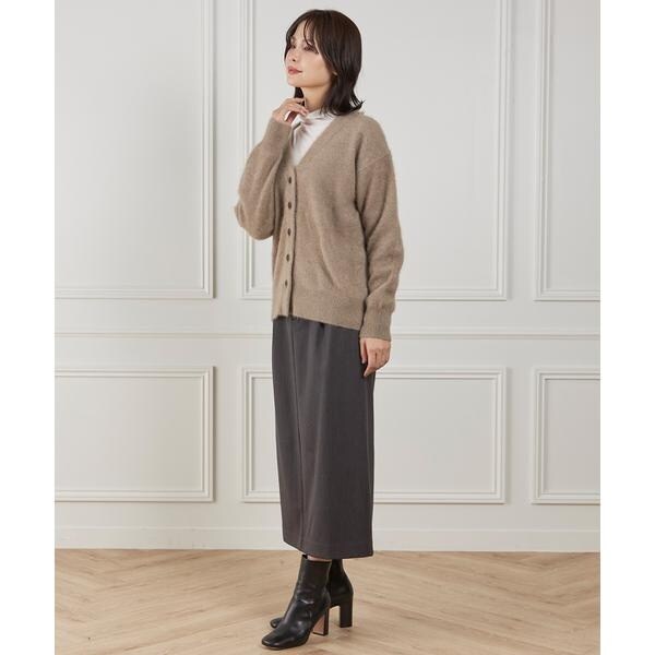イネド（INED）/《大きいサイズ》ベルテッドスカート