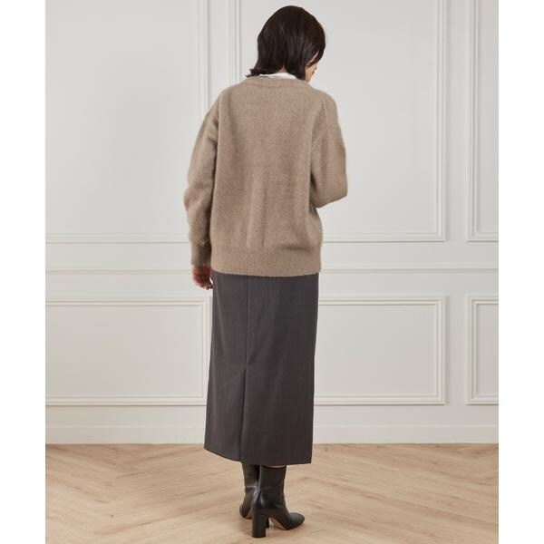 イネド（INED）/《大きいサイズ》ベルテッドスカート