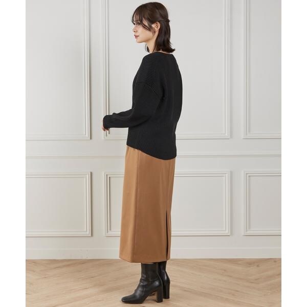 イネド（INED）/《大きいサイズ》ベルテッドスカート