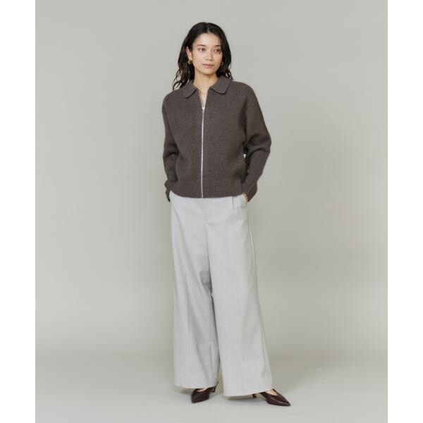 イネド（INED）/《大きいサイズ》セミワイドパンツ