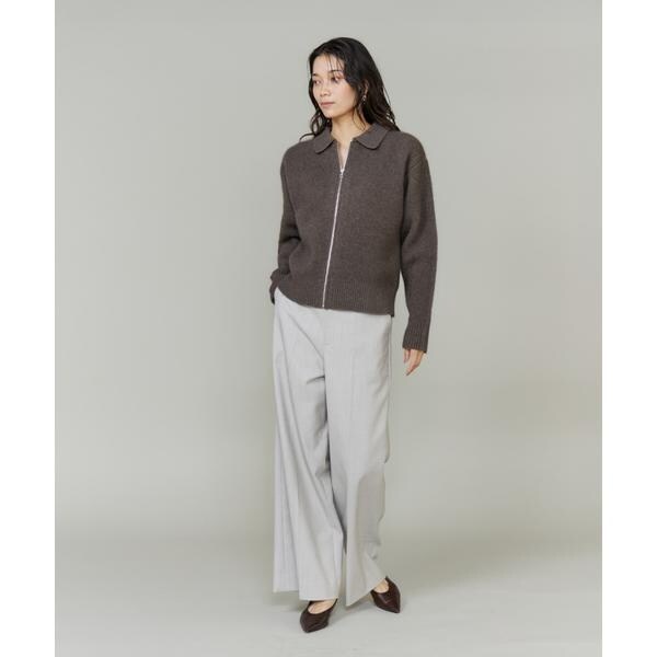 イネド（INED）/《大きいサイズ》セミワイドパンツ
