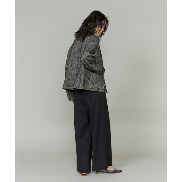 イネド（INED）/《大きいサイズ》セミワイドパンツ