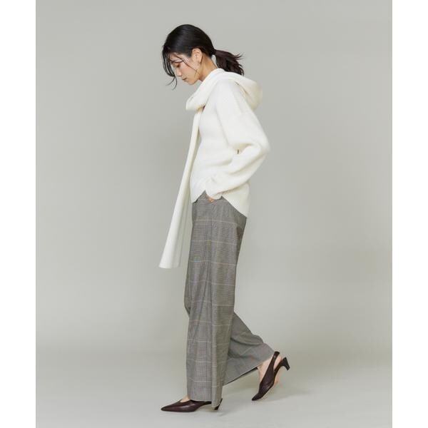 イネド（INED）/《大きいサイズ》セミワイドパンツ