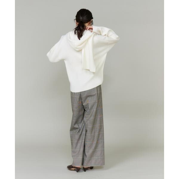 イネド（INED）/《大きいサイズ》セミワイドパンツ