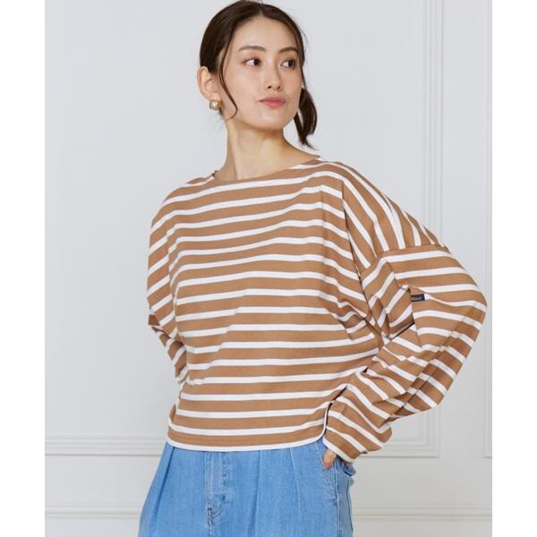 イネド（INED）/ボーダードルマンスリーブカットソー《Le Minor》