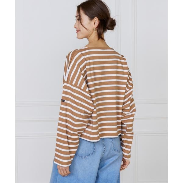 イネド（INED）/ボーダードルマンスリーブカットソー《Le Minor》