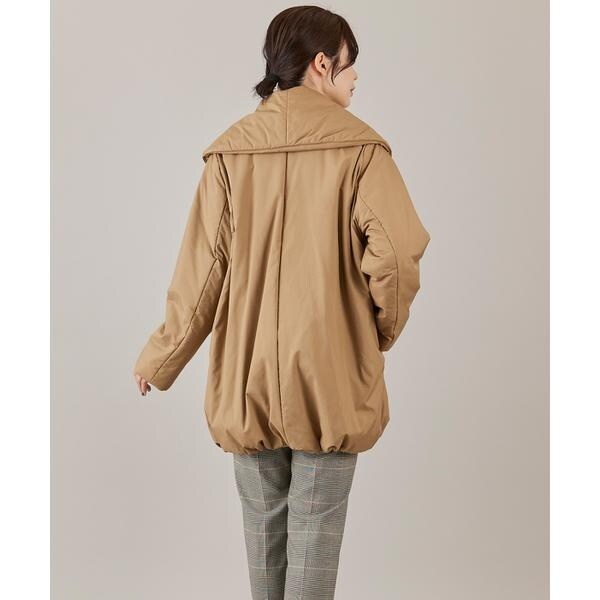 イネド（INED）/ショールカラーミドル丈中綿コート《LIMONTA EAST》