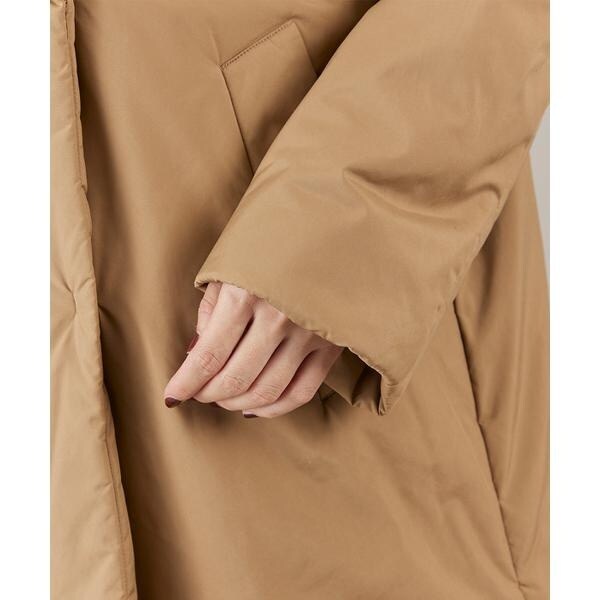 イネド（INED）/ショールカラーミドル丈中綿コート《LIMONTA EAST》