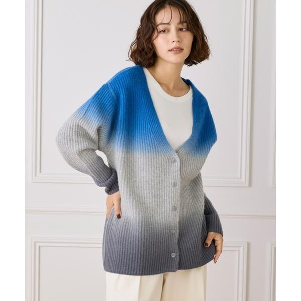 イネド（INED）/グラデーションカーディガン《YVON》