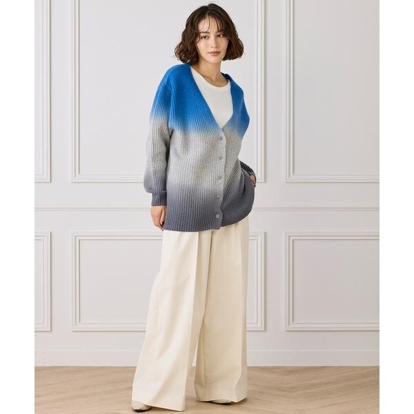 イネド（INED）/グラデーションカーディガン《YVON》