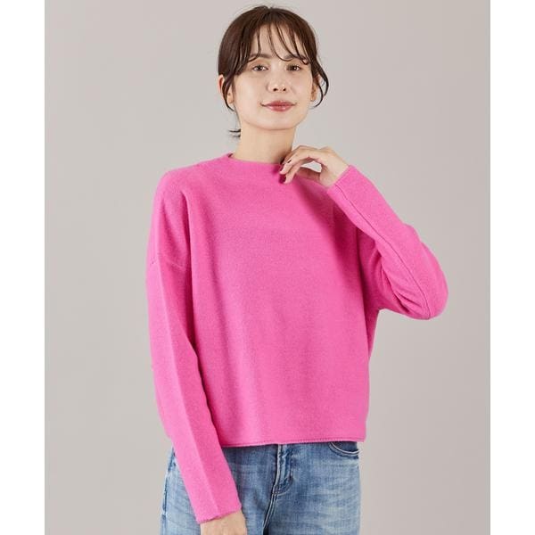 イネド（INED）/《大きいサイズ》モックネックプルオーバー