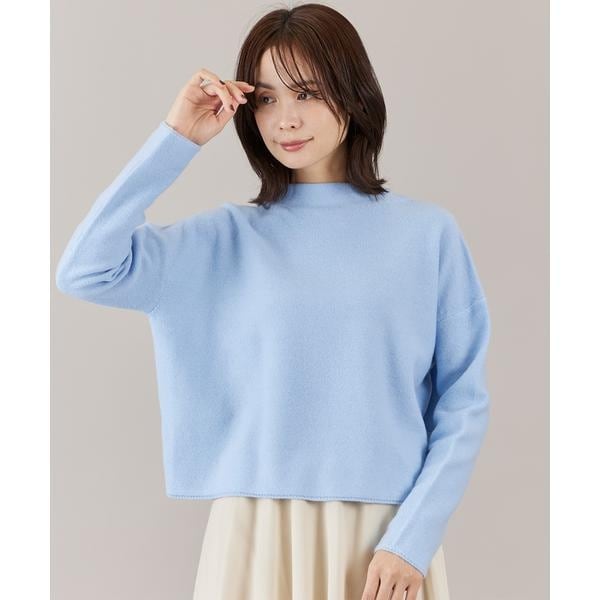 イネド（INED）/《大きいサイズ》モックネックプルオーバー