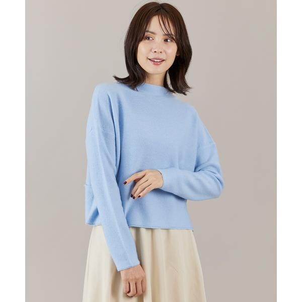 イネド（INED）/《大きいサイズ》モックネックプルオーバー