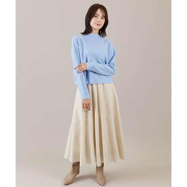 イネド（INED）/《大きいサイズ》モックネックプルオーバー