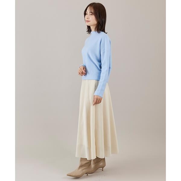 イネド（INED）/《大きいサイズ》モックネックプルオーバー