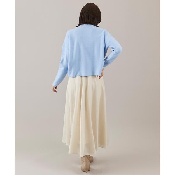 イネド（INED）/《大きいサイズ》モックネックプルオーバー