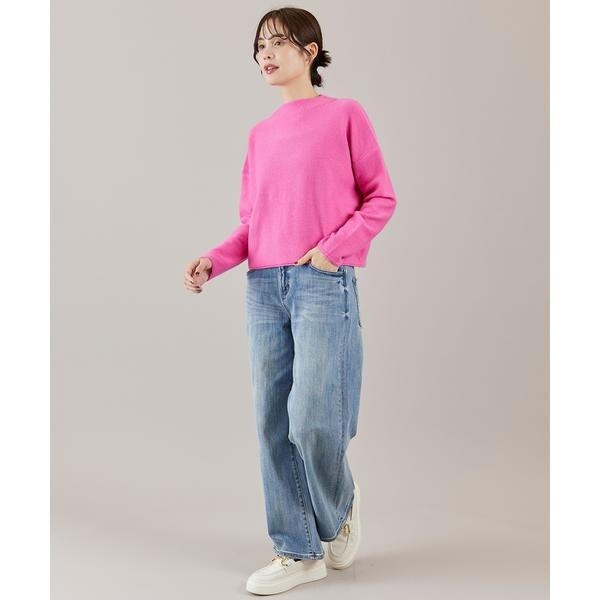 イネド（INED）/《大きいサイズ》モックネックプルオーバー