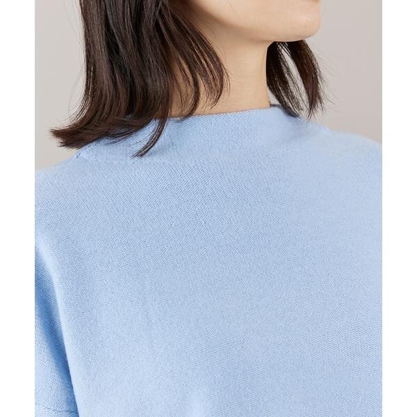 イネド（INED）/《大きいサイズ》モックネックプルオーバー