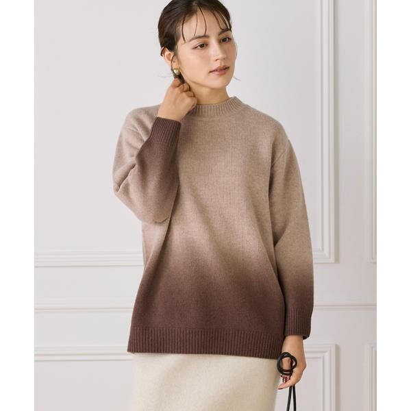 イネド（INED）/グラデーションニットプルオーバー《YVON》