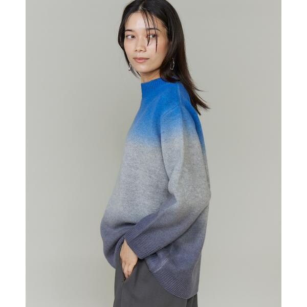 イネド（INED）/グラデーションニットプルオーバー《YVON》