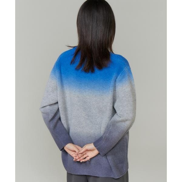 イネド（INED）/グラデーションニットプルオーバー《YVON》