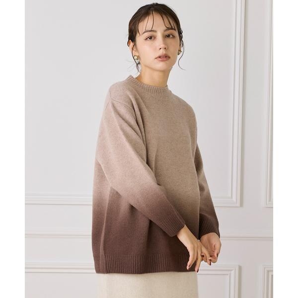 イネド（INED）/グラデーションニットプルオーバー《YVON》