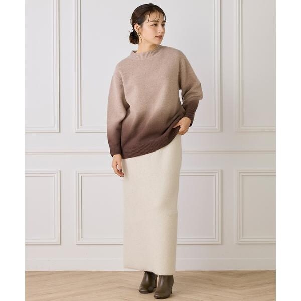 イネド（INED）/グラデーションニットプルオーバー《YVON》