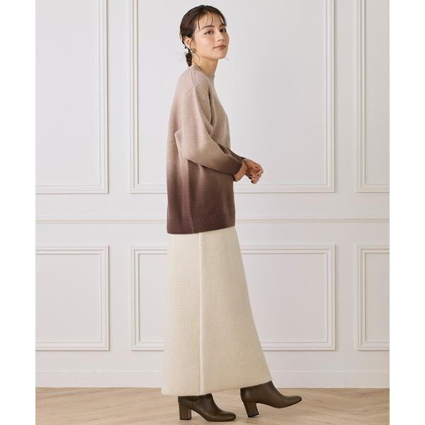 イネド（INED）/グラデーションニットプルオーバー《YVON》