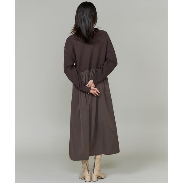 【NEW】イネド（INED）/ドッキングハイネックワンピース《YVON》