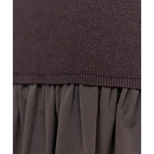 【NEW】イネド（INED）/ドッキングハイネックワンピース《YVON》