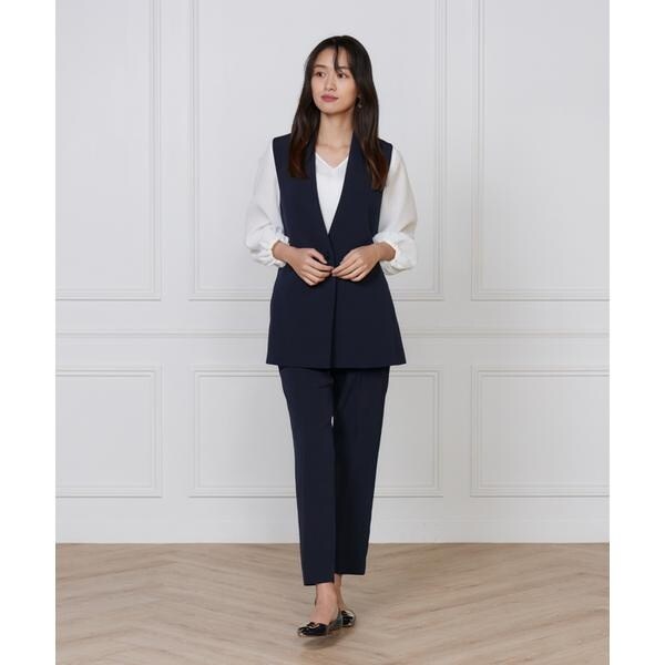 イネド（INED）/《大きいサイズ》カラーレスジレ