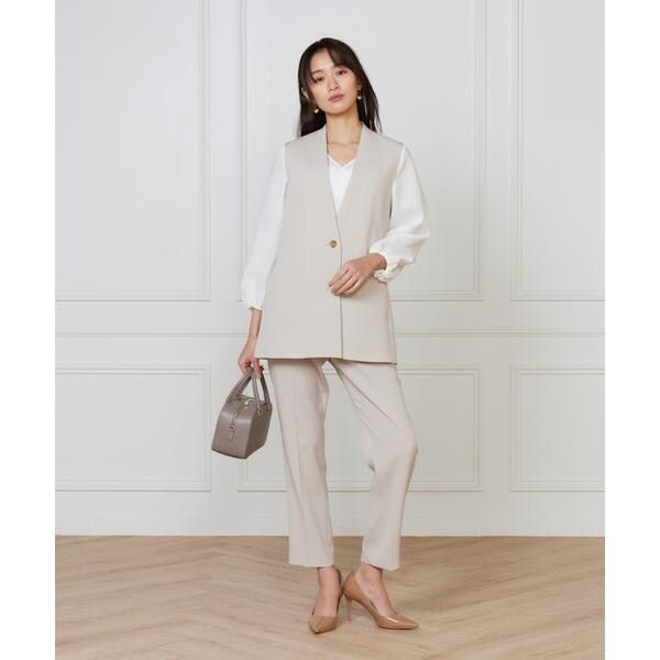 イネド（INED）/《大きいサイズ》テーパードパンツ