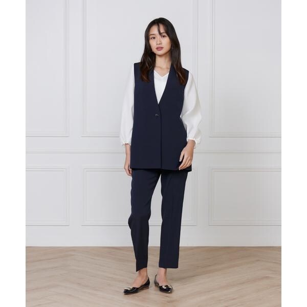 イネド（INED）/《大きいサイズ》テーパードパンツ