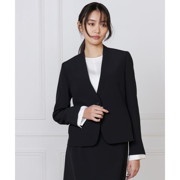 イネド（INED）/《大きいサイズ》カラーレスジャケット