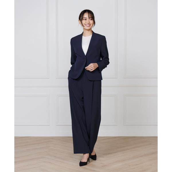 イネド（INED）/《大きいサイズ》カラーレスジャケット