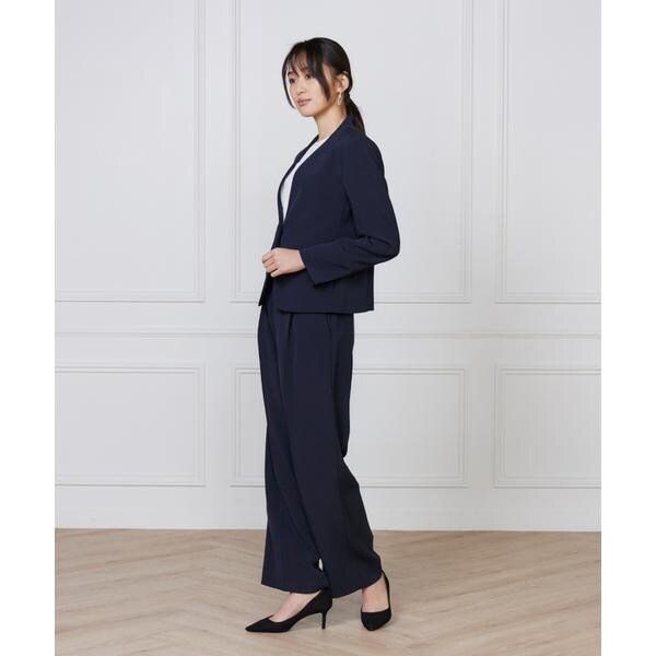 イネド（INED）/《大きいサイズ》カラーレスジャケット