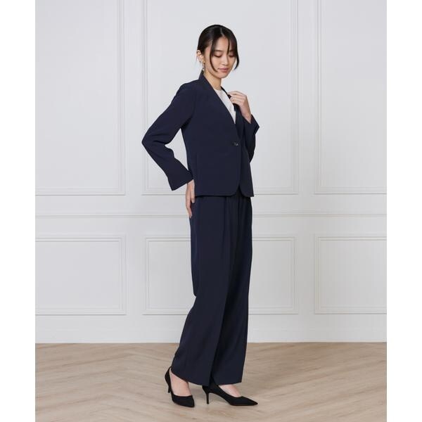 イネド（INED）/《大きいサイズ》カラーレスジャケット