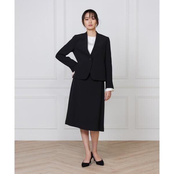 イネド（INED）/《大きいサイズ》カラーレスジャケット