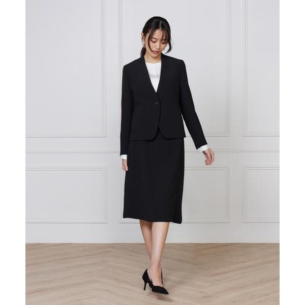 イネド（INED）/《大きいサイズ》カラーレスジャケット