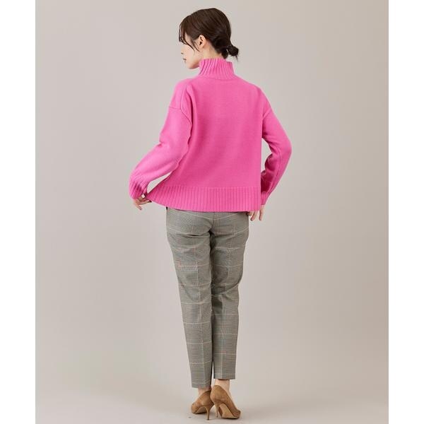 イネド（INED）/《大きいサイズ》ハイネックプルオーバーニット