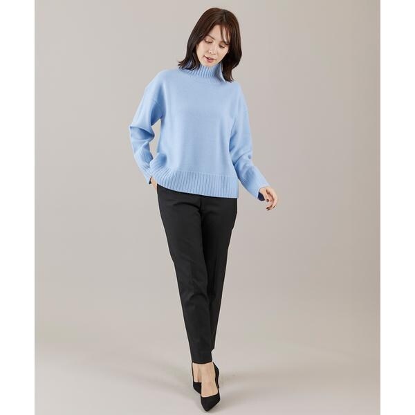 イネド（INED）/《大きいサイズ》ハイネックプルオーバーニット