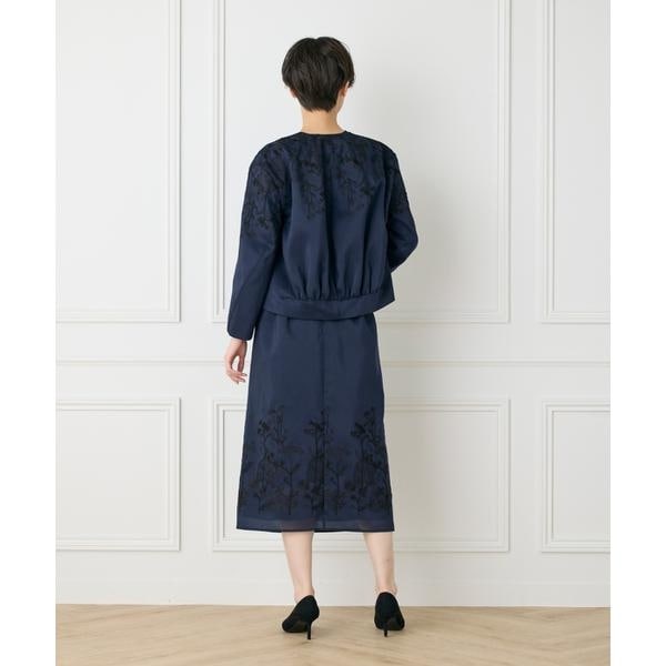 イネド（INED）/《大きいサイズ》フロントジップブルゾン《la veille by SUPERIOR CLOSET》_14