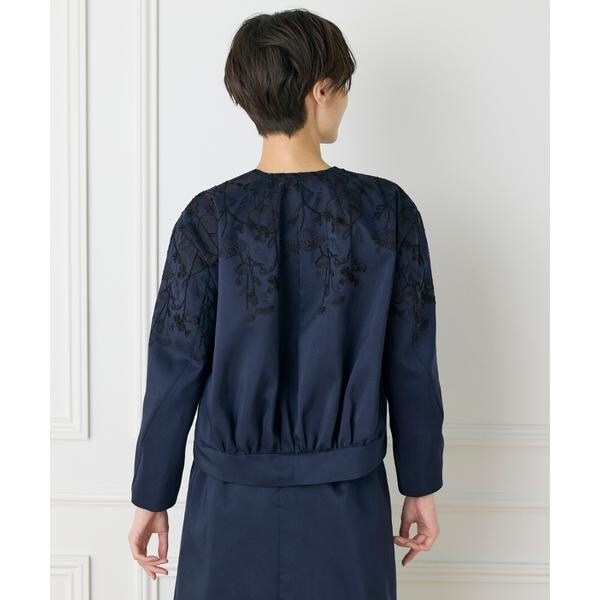 イネド（INED）/《大きいサイズ》フロントジップブルゾン《la veille by SUPERIOR CLOSET》_17
