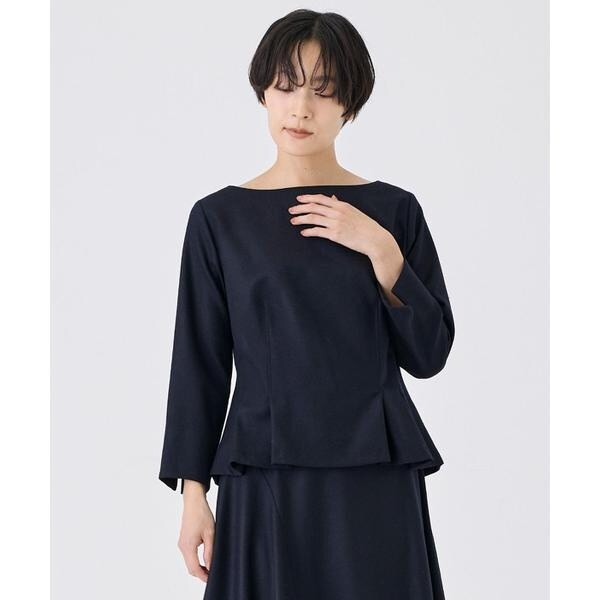 イネド（INED）/《大きいサイズ》ハイカウントフラノ ウエストタックブラウス 14,527円