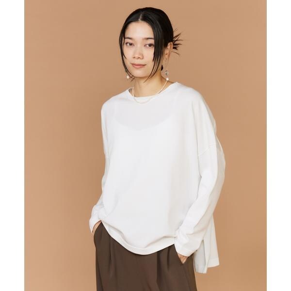 イネド（INED）/オーバーサイズクルーネックニット_1