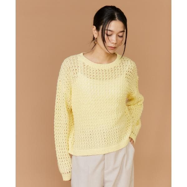 イネド（INED）/《大きいサイズ》スパンコールニット