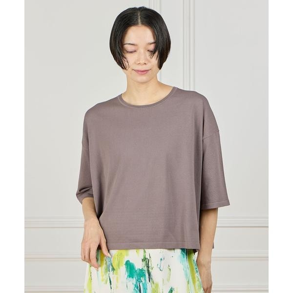 イネド（INED）/Tシャツ風サマーニット_3